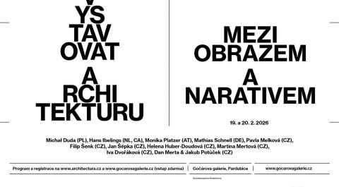 MEZINÁRODNÍ KONFERENCE: Vystavovat architekturu / Mezi obrazem a narativem