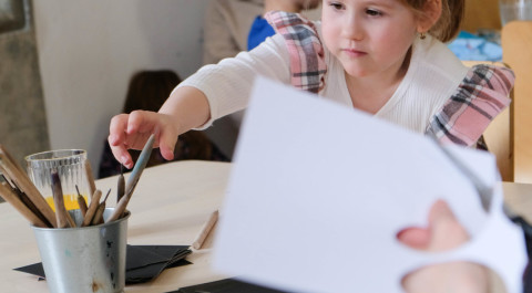 V oblacích - výtvarný workshop pro děti