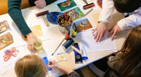 Jonášovy dílny – Malba hlínou